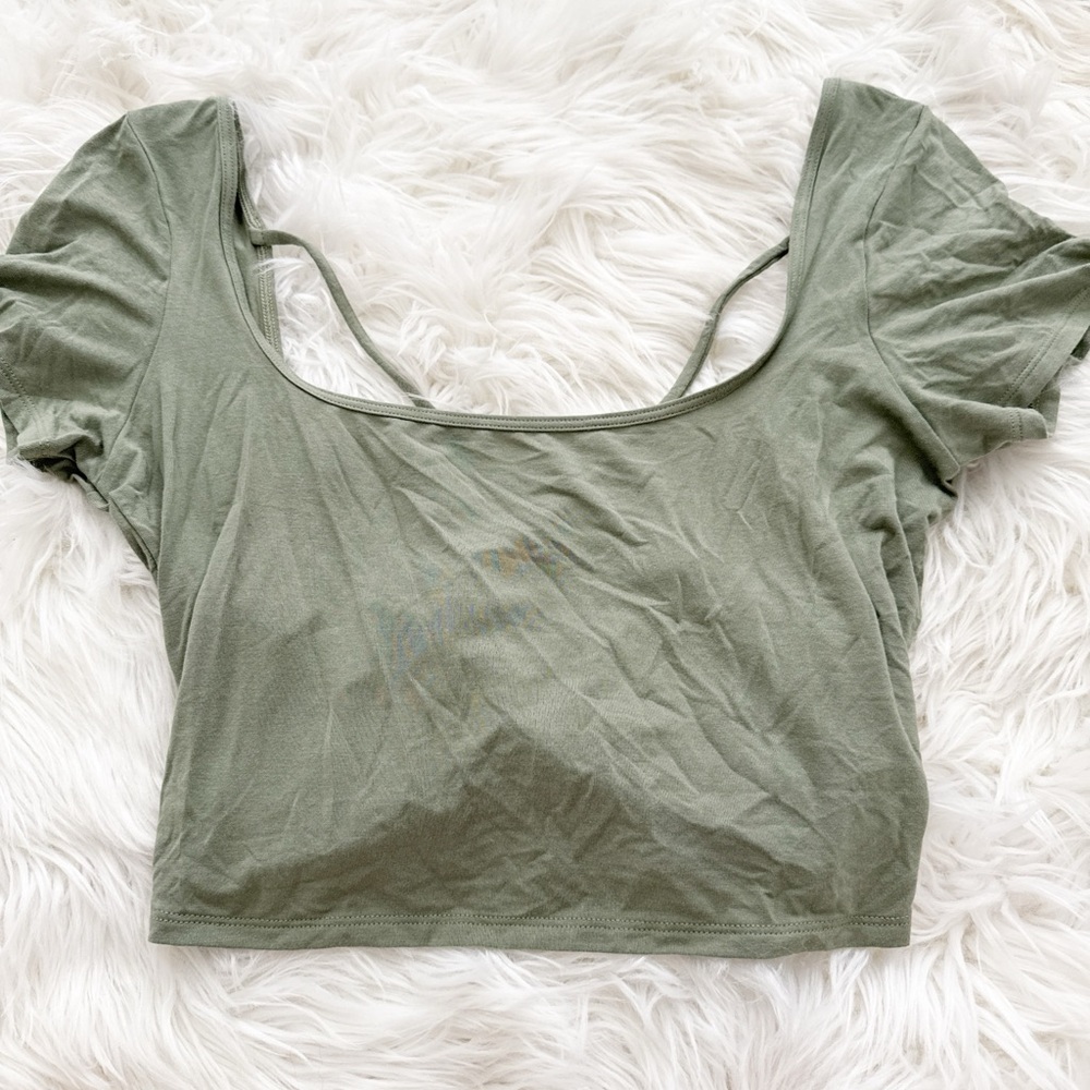 Heavenly by Victoria's Secret Sage Green Blouse